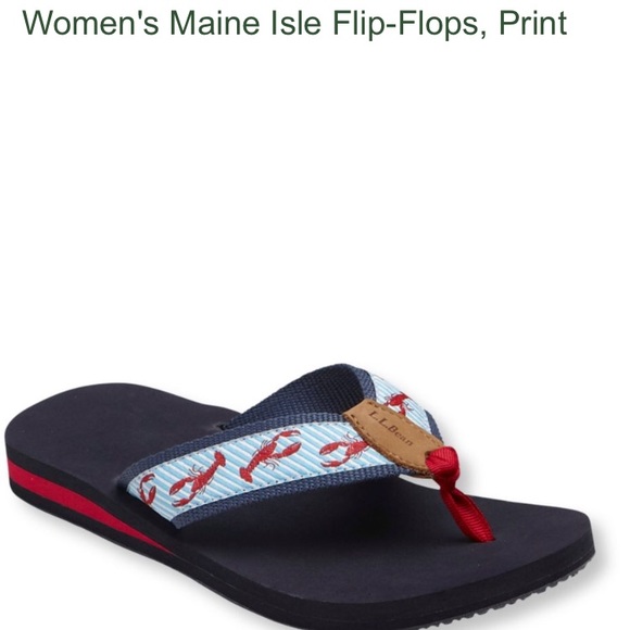 ll bean flip flops womens